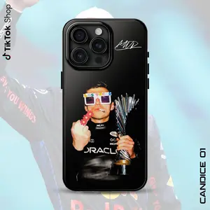 Racing Champion Attitude Phone Case, Victory Trophy Motorsport Aesthetic Cover, Dark Speed Culture Design 17 Air Pro Max