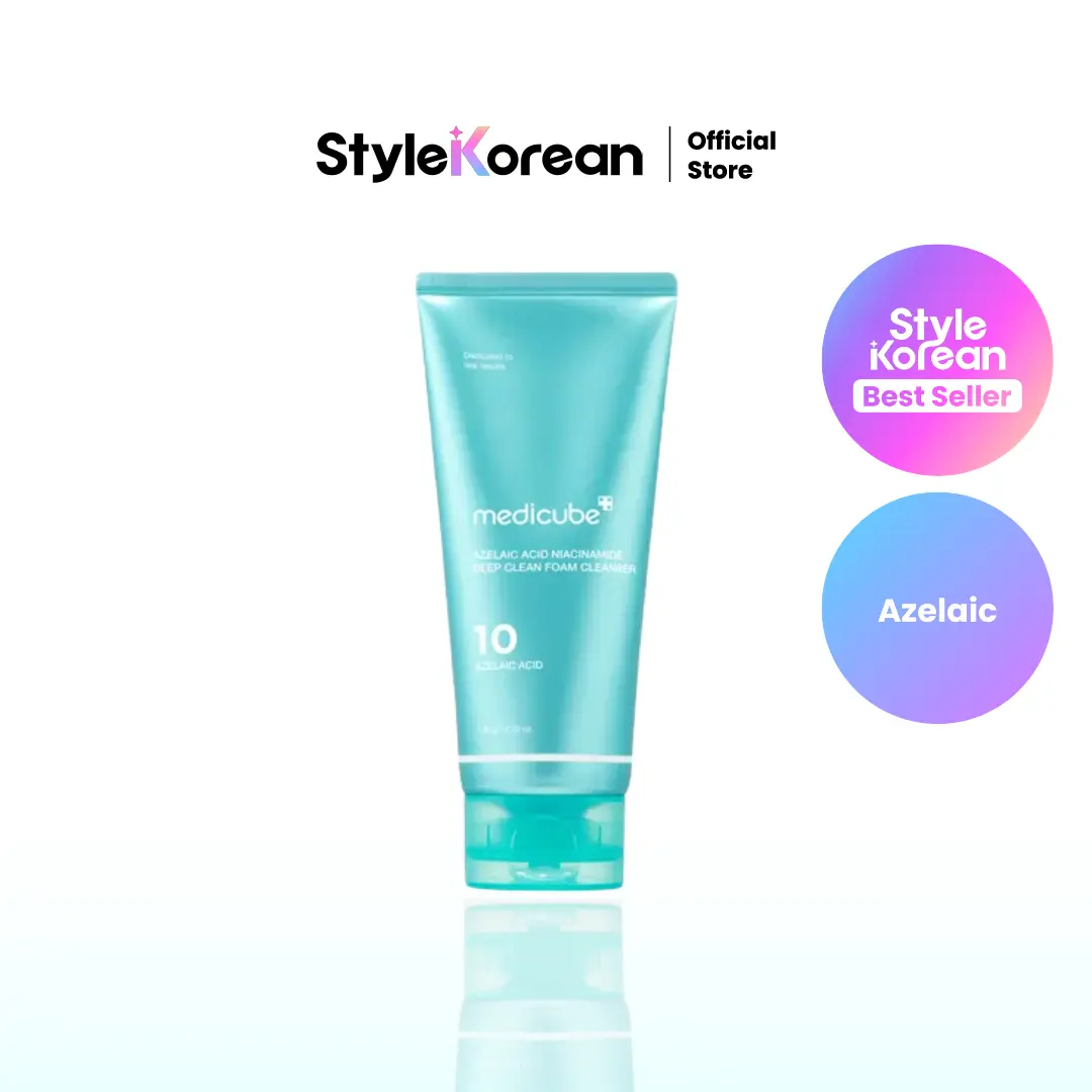 [Medicube] Azelaic Acid Niacinamide Deep Clean Whip Cleanser | Soothing Cleansing Foam for Troubled Skin | Ideal for use after spot care, Excess Sebum Control