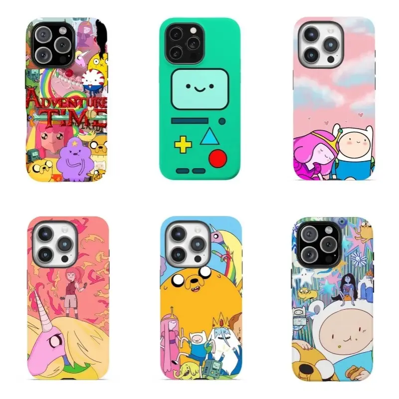 American Cartoon Adventure Time Phone Case | BMO & Rainbow Style, Must-Have for Street Style Tough phone case for iPhone 16/15/14/13/12/11/17 ProMax Plus for Samsung phones, suitable for both men and women,  Perfect Gift for  Gifts For Women Men..A gift,