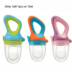 Silicone Baby Fruit Feeder, Baby Fruit Pacifier, Easy To Teethe Baby Fruit Pacifier, Infant Baby Food Supplement Feeder, Cute