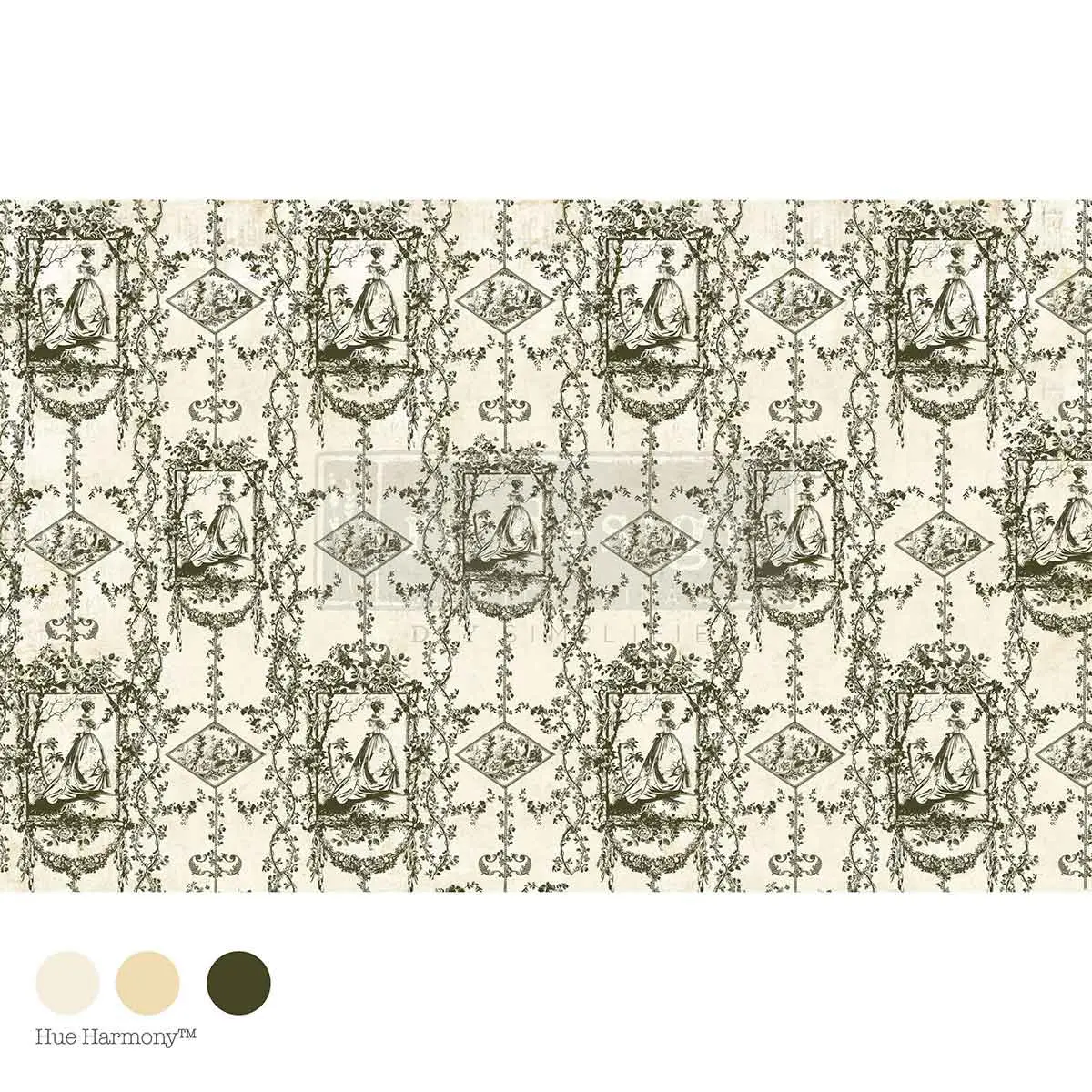Decoupage Decor Tissue Paper Kacha - Chasing Petals - 1 sheet, 19.5"x30"