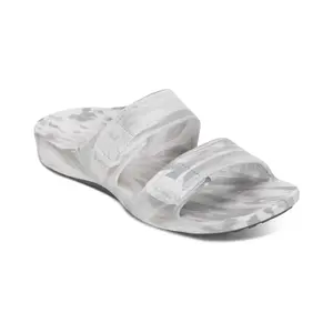 Milos Orthotic Men's Slides - White Ombre