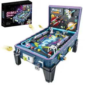 Pinball machine Building blocks set, 2039pcs Highly difficult Particle Splicing toy Perfect for Home Decor & Gifts on Christmas, Halloween, Valentine's Day, New Year for Adults 14+