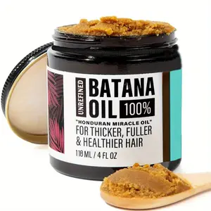 Unrefined Batana Oil for Hair Care, Authentic Dr Sebi Batana Hair Mask from Honduras for Strong Hair, Cold Pressed Cosmetic Scalp Mask Gifts for Women, Black Friday Items& Christmas Gifts