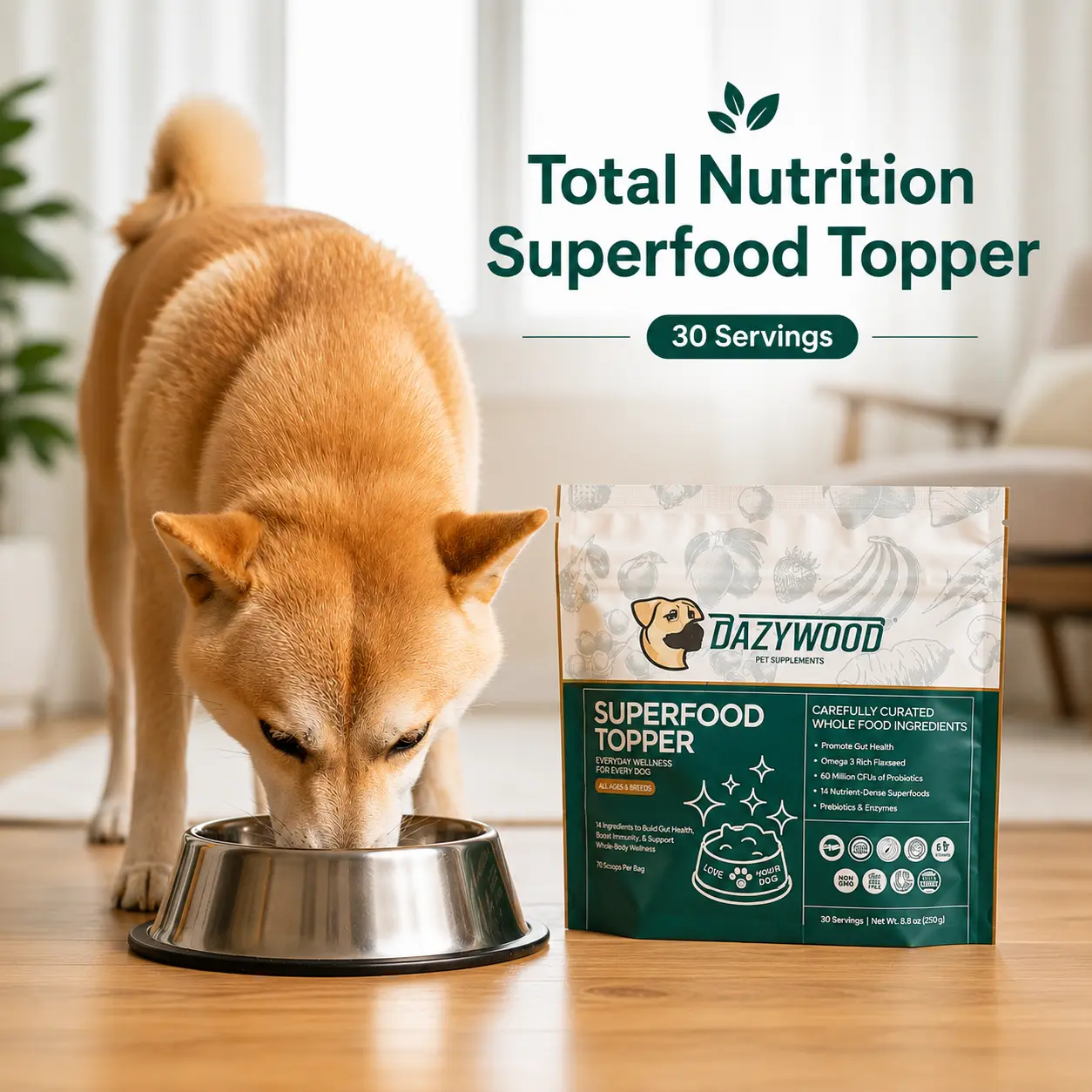 Dazywood Total Nutrition Superfood Topper - 30 Servings