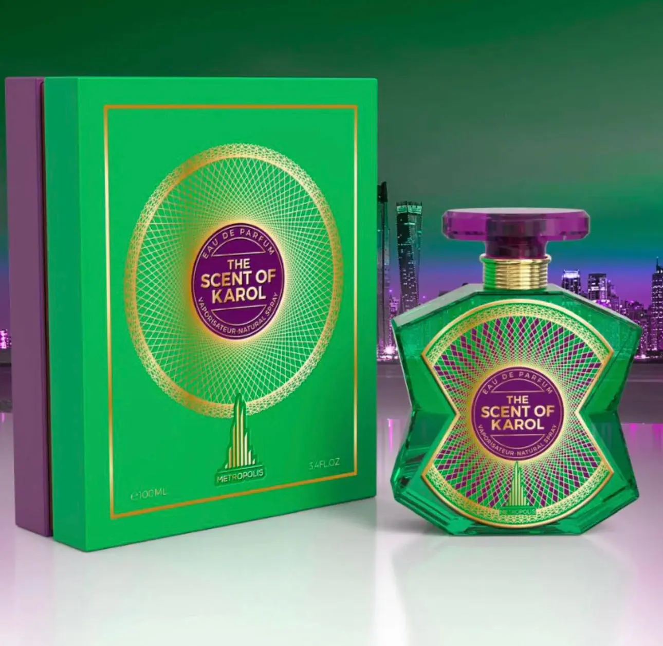 The Scent of Karol Eau De Parfum (100ml/3.4oz) - Long-Lasting Unisex EDP Scents with an Aromatic Citrus, Woody & Musk Blend | Captivating Fragrance, Aromatic Fragrances, Edp Liquid Perfumes, Aromatic Scent Unisex Fragrance, Berry Flavored Unisex Fragrance