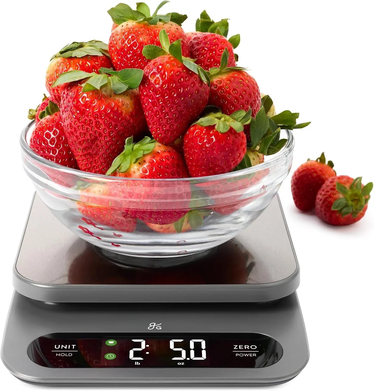 Digital Food Scale for Kitchen & Baking, 22lb High Capacity | Stainless Steel Platform, Hi-Def LCD, 1g Precision, Tare. Weighs g/oz/lb/ml. For Sourdough, Bread & Bulk Cooking, Large Bowls