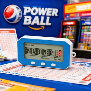 Mini Pocket LCD Digital Powerball Number Generator - Random Lottery Selector Toy for Convenience Store (Home Supplies Miniature)