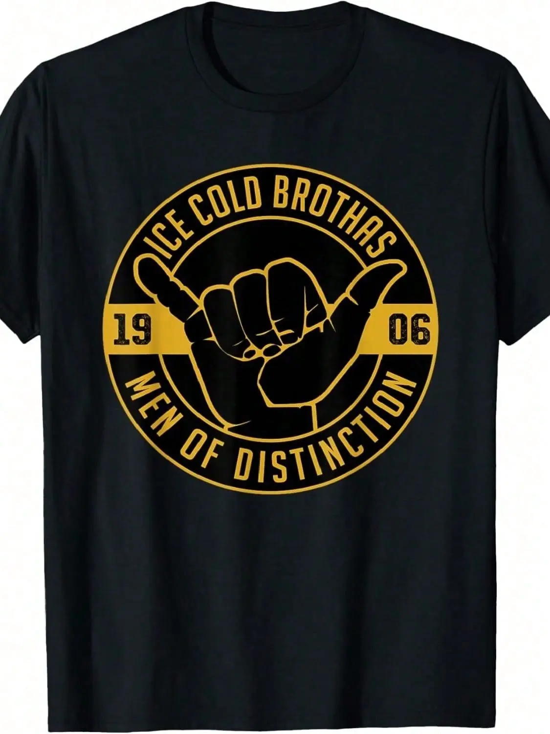 Women's Alpha African Fraternity 1906 Ice Cold Brothas Hand Sign T-Shirt