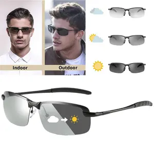 Fashion Photochromic Sunglasses Men Polarized Driving Glasses Male Change Color Sun Glasses Day Night Vision Driver Eyewear