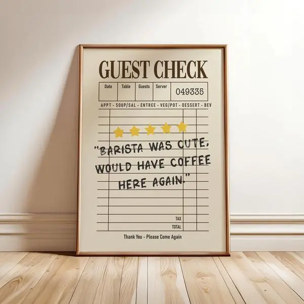 Retro Barista Coffee Poster - Vintage Espresso Wall Art For Coffee Lovers
