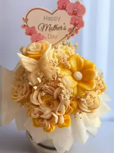 Handmade Candle bouquet - Floral Wax Flower