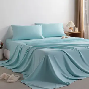 3/4 Pcs Hotel Style Bed Sheet Sets, Breathable & Cooling Bedding Sets,Super Silky Soft and Cozy for Bedroom,Skin-friendly, Fade Resistant Bedsheets