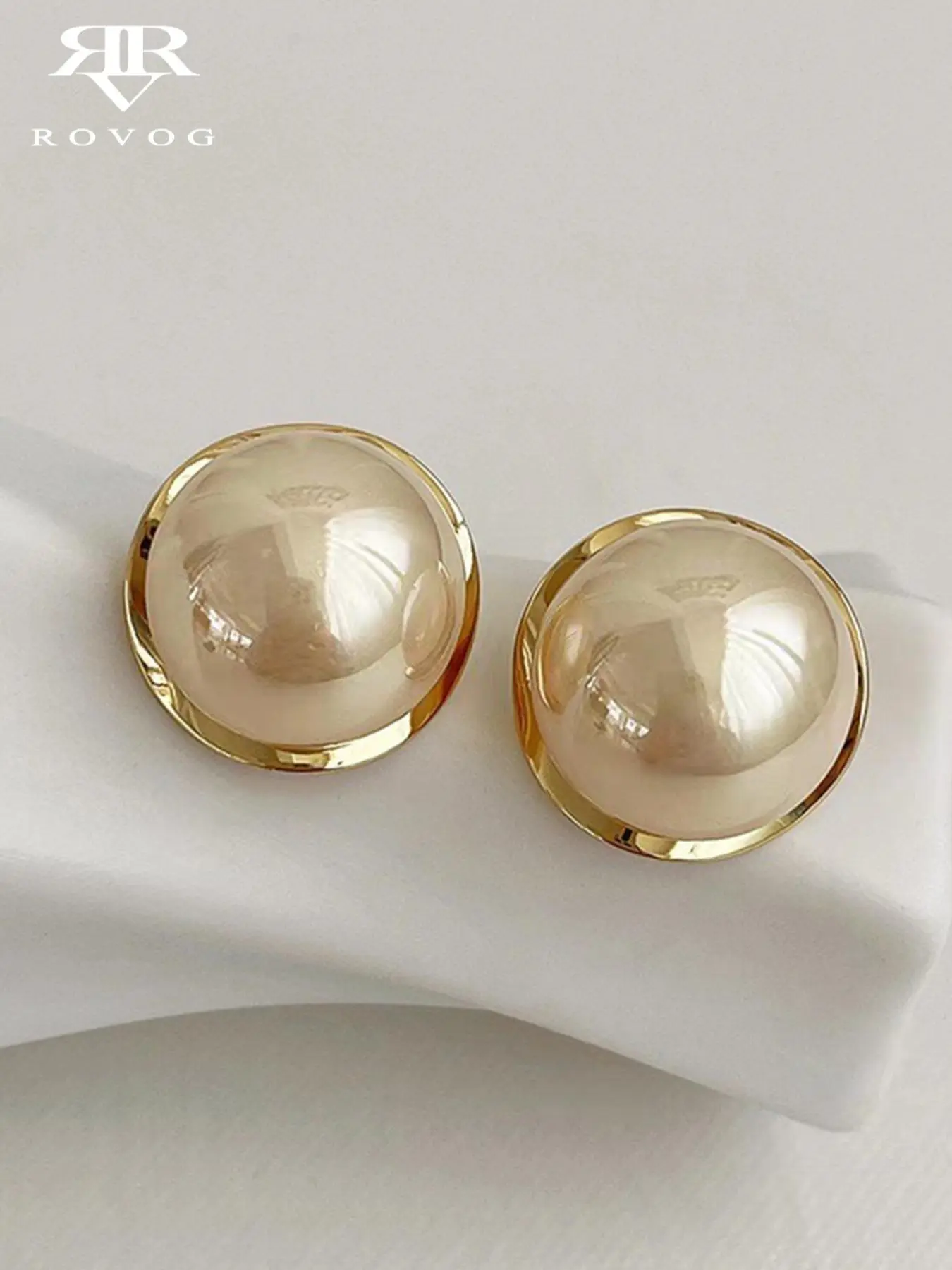 Elegant Faux Pearl Decorated Stud Earrings, Classic Style Earrings, Fashionable Jewelry for Women, Trendy All-match & Exquisite Jewelry for Birthday Gift, Elegant Minimalist Earrings, Fashionable Jewelry Accessories, Earrings Studs, Chic Gorgeous Jewelry
