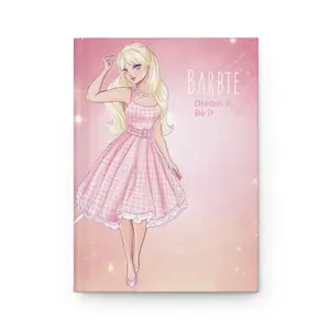 Pink Hardcover Journal | Cute Lined Notebook for Journaling & Notes