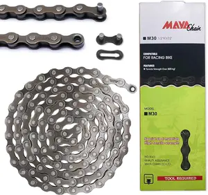 Hycline Bike Chain 6/7/8-Speed,Bicycle Chain 1/2x3/32 Inch,Special Steel for Road Mountain Racing Cycling (116 Links)