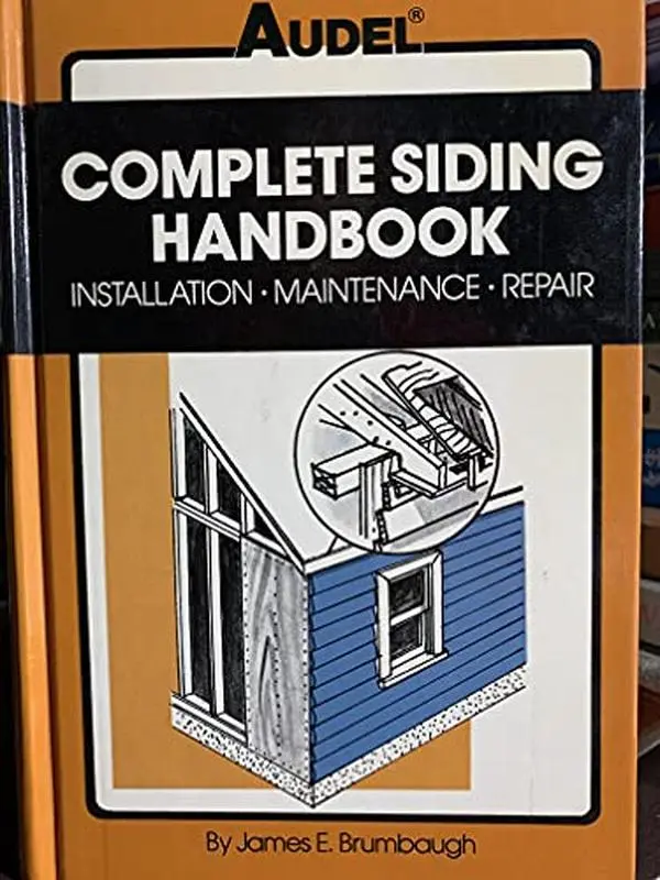 USED Book - Complete Siding Handbook: Installation, Maintenance, Repair (Paperback, English) by James E. Brumbaugh - Good Tutorial for Architecture with Detailed Diagrams, Photographs