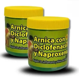 (Pack of 2) Arnica pomada muscular 125g - Arnica Massage Balm – 125g | Soothing Full-Body Care