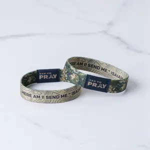 Tap To Pray® Wristband – Valor Camo