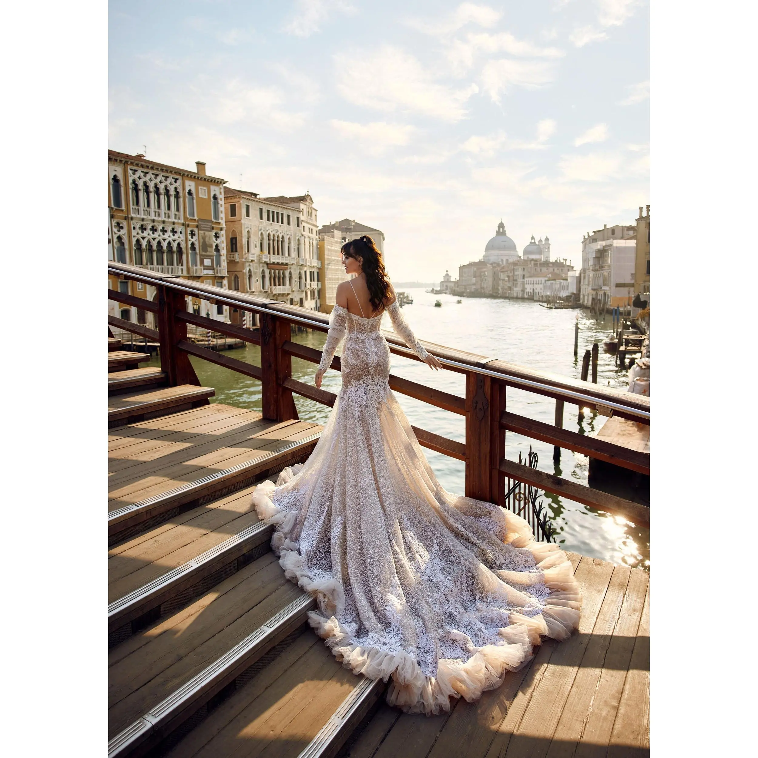 Madam Burcu Beaded Corset Bridal Gown 8146