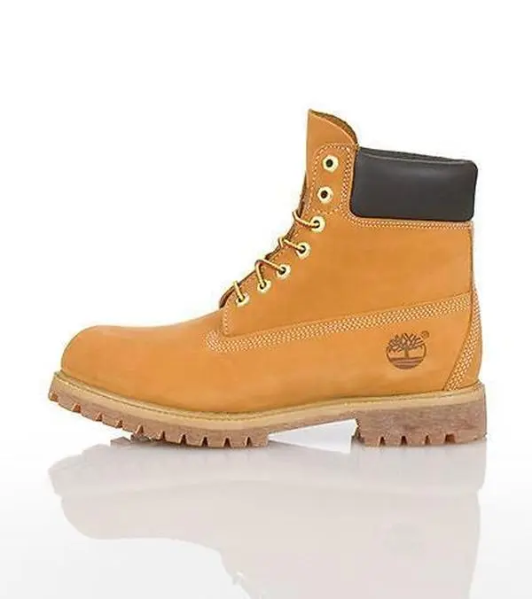 Men's Timberland 6 In. Premium Mid-Calf Leather Boot, Wheat Footwear with Laces (TB110061 713)