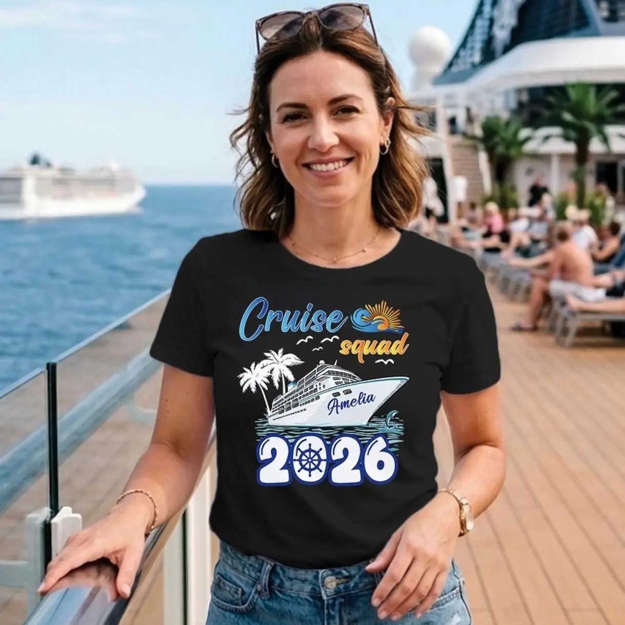 Personalized Family Cruise Shirt, Custom Cruise 2026 Tee, Matching Cruise Group Shirt, Family Vacation Outfit, Cruise Trip Gift 354