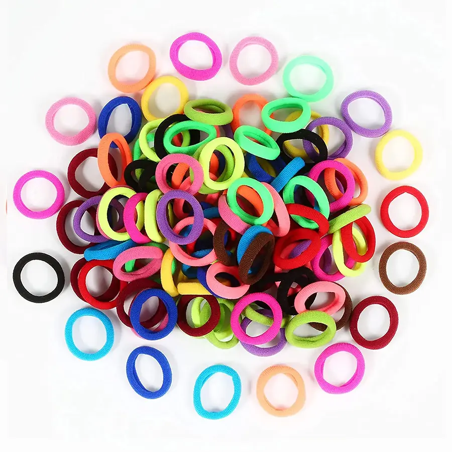 Cute headband, high elasticity, durable rubber band for tying hair, high ponytail, no damage to hair, no trace hair accessories