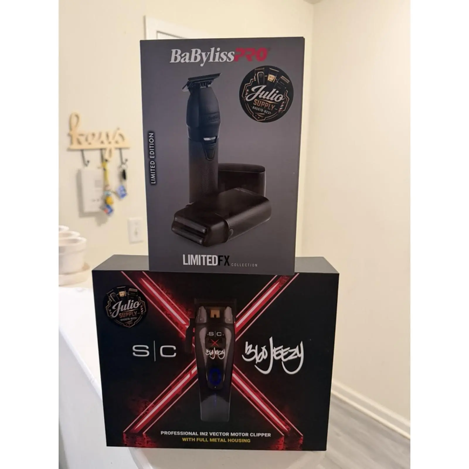 BaBylissPRO Julio Supply Limited Edition Professional ING Vector Motor Clipper with Full Metal Housing
