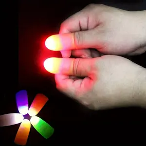Light Up Finger Light, 1 Pair Magic Glow Finger Light, Novelty Thumb Toy for Nighttime Stage Performances & Party Favors, Light Up Toys, Party Supplies, LED Light