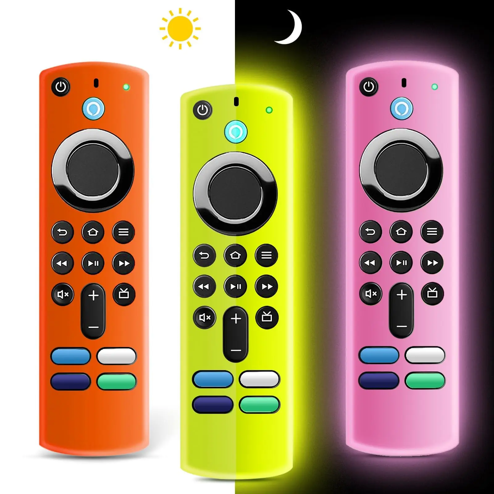 Glow Pink&Glow Yellow&Orange