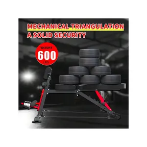 Sports season  Adjustable Weight Utility Bench Foldable Incline Decline Benches For Home Gym Full Body Workout Strength training