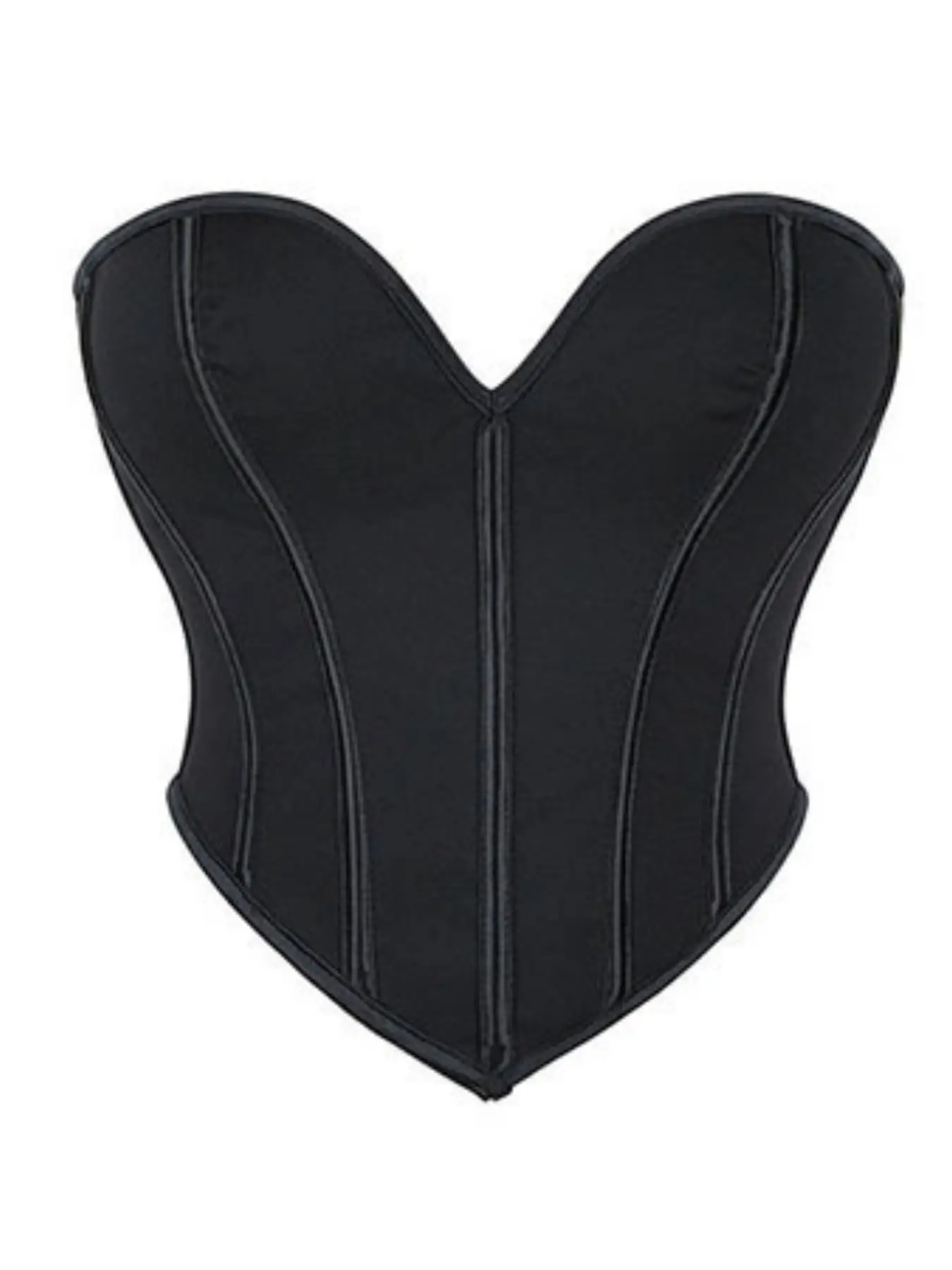 1 Piece Pink Sweetheart Neckline Strapless Boned Corset Vest Gothic Vintage Style Shaping Waist Slimming Bustier Shapewear Side Multi-row Hooks + Back Cross Lacing Cotton Cups Suitable for Bride Wedding/Party/Daily Wear