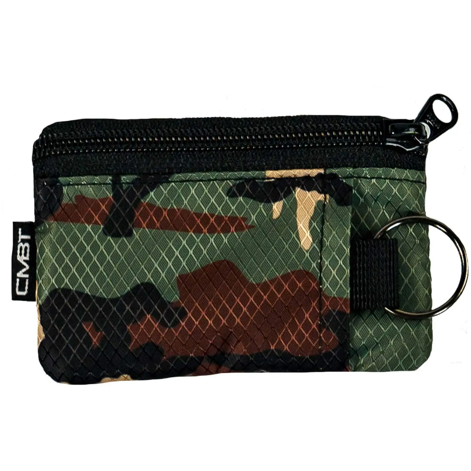Men's Tactical Durable Double-Zip Pocket Ripstop Wallet, Zipper Pouch Wallet with Anti-Theft Zippers, Tactical Wallet