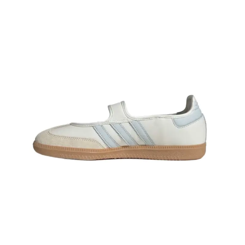 Adidas Samba Jane Women's White Blue Gum Sports Shoes - Walking Shoes, Trainer for Daily Trendy Casual Lifestyle Fashion Footwear, Stylish Walking Shoes, Low Cut Shoes