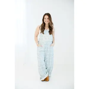 Sea Breeze Patchwork Overalls