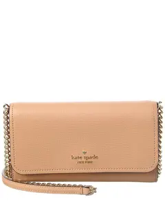 kate spade new york Darcy Refined Grain Leather Chain Wallet Crossbody