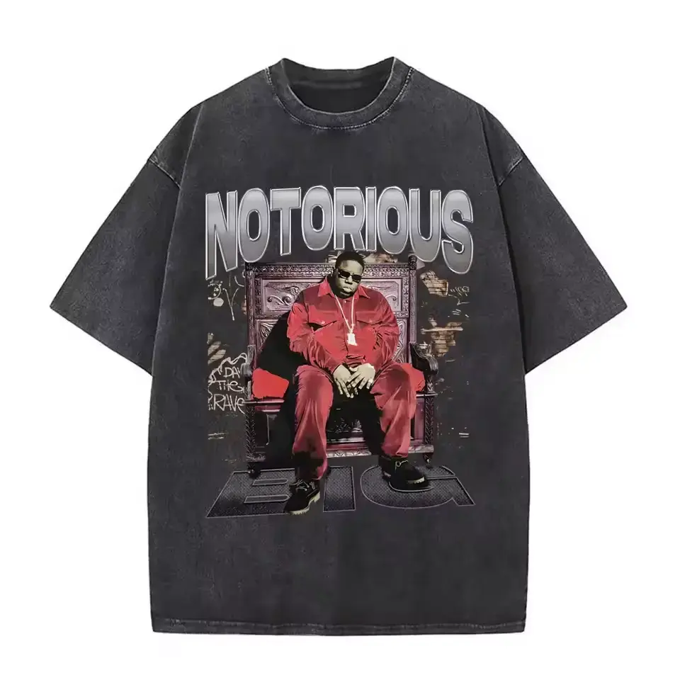 Biggie Smalls T-Shirt, The Notorious B.I.G. Graphic Shirt, Vintage 90s Rap Tee, Fan Gift