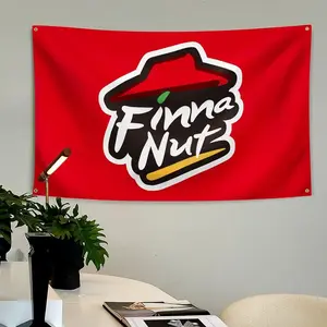 Finna Nut Banner Flag 3x5ft Premium Quality Vibrant Colors for College Dorm Room Man Decor