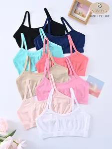 Girls' Cute Tank Tops Set, Breathable Soft Comfort, All Season Wear, Multiple Sizes & Colors, Perfect Gift for Holidays