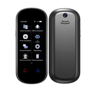 Smart Translator Device with AI Assistant Instant Voice Conversation Photo Translate Offline Packages Multi-Person Group Translation Break Language Barriers Anywhere Speak Scan Translate in Real-Time