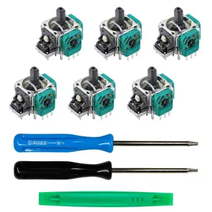 (R) Genuine Analog Joysticks Repair Kit for  One - Fixes Stick Drift, Broken, and Loose Joysticks on Regular, S, X and Elite Series 1 Controllers (6 Pack)