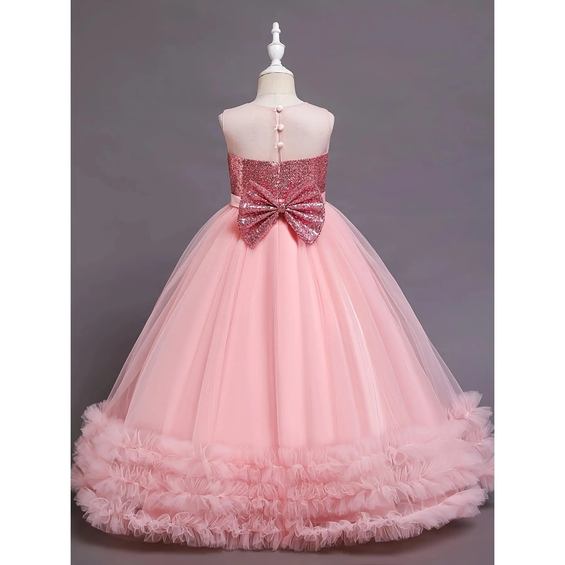 open lace back dress Princess Haze Sequin Dress