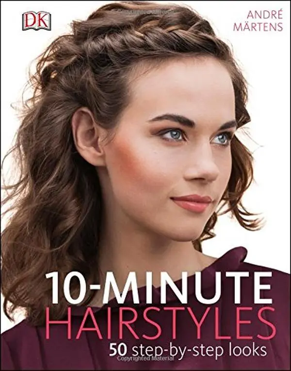 USED Book - 10-Minute Hairstyles by André Märtens (Hardcover) - english