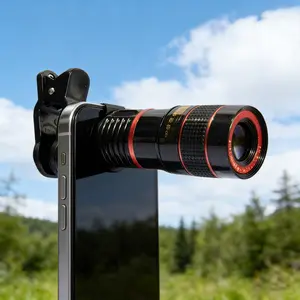 Universal 8x Long Focus Telephoto Lens, Mobile Phone Lens, Compatible with Phone Lenses, Suitable for All Phones, High-Quality Zoom Camera Accessory