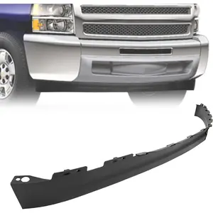 Front Bumper Lower Valance Compatible with 2007-2013 Chevy Chevrolet Silverado 1500 Replacement for 25821880 GM1092191 Lower Air Deflector Extension Black