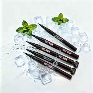 Waterproof Liquid Eyeliner - Smudge-proof, smear-proof, long-lasting precision fiber tip design effortlessly creates perfect eyeliner lines. Black eyeliner pen.  shipping  free   makeup