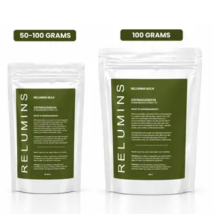 PUREPOWDER FOR RELUMINS Ashwagandha Root Extract – High Potency Powder for Daily Balance, Vitality & Mental Focus – Plant-Based Adaptogen, Lab-Tested for Purity