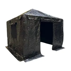 Universal 12’ x 12’ Heavy Duty Winter Cover for Tall Hard Top Gazebo – Black