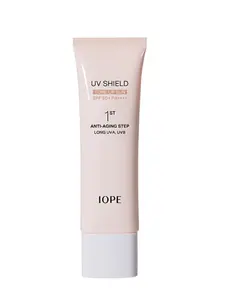 IOPE UV Shield Tone Up Sun SPF 50+ PA++++ Brightening Sunscreen for Radiant Skin Anti-Aging Step 1st Long UVA UVB Protection