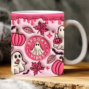 Halloween Pumpkin Ceramic Coffee Mug Does not apply